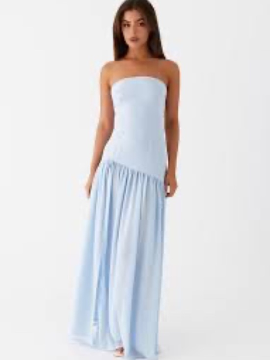 Peppermayo Dresses & Skirts - NWT PEPPERMAYO EDEN STRAPLESS MAXI DRESS IN LIGHT BLUE SIZE 4!